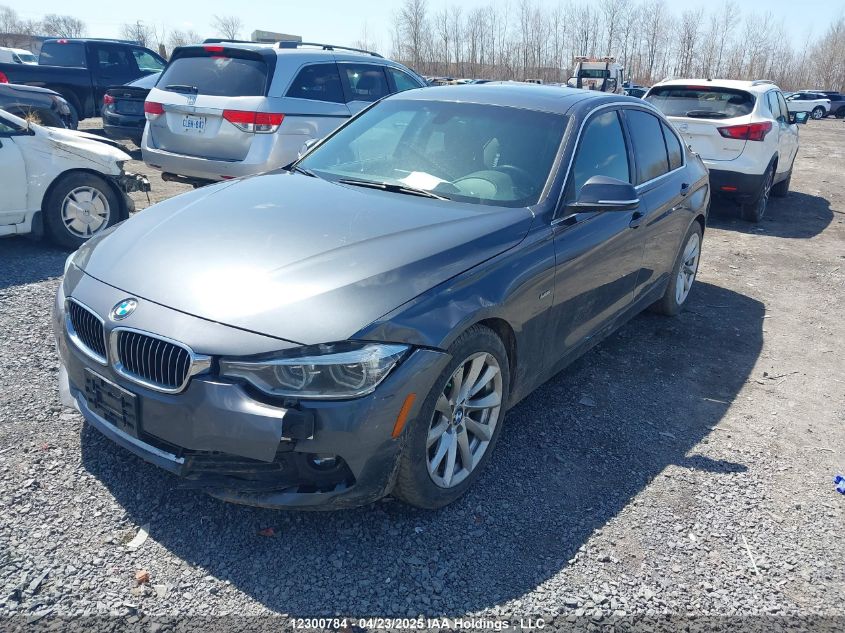 2016 BMW 328 D xDrive VIN: WBA8F1C51GK438598 Lot: 12300784