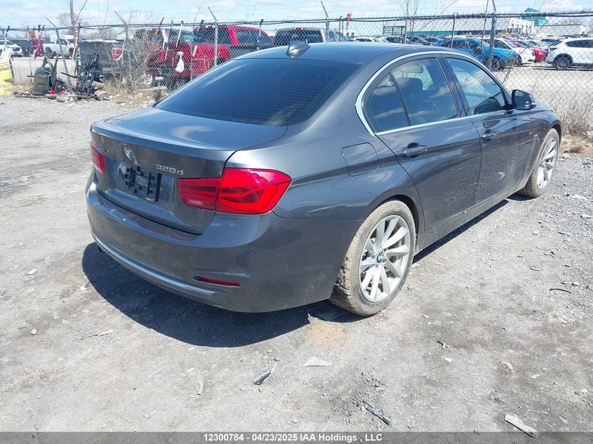 2016 BMW 328 D xDrive VIN: WBA8F1C51GK438598 Lot: 12300784