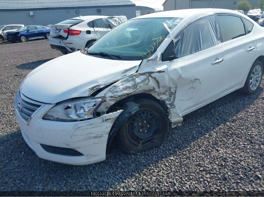 2015 Nissan Sentra VIN: 3N1AB7AP6FL630834 Lot: 12300998