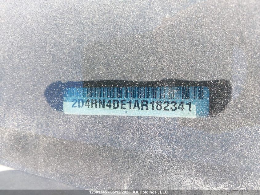 2010 Dodge Grand Caravan Se VIN: 2D4RN4DE1AR182341 Lot: 12301745