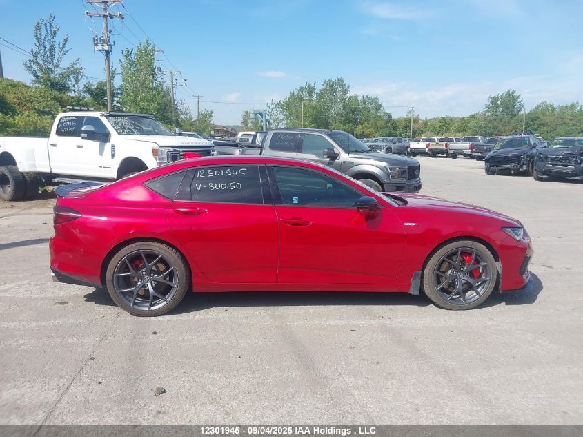 2021 Acura Tlx Type S VIN: 19UUB7F00MA800150 Lot: 12301945