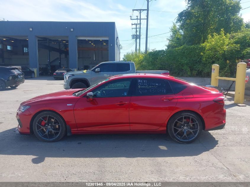 2021 Acura Tlx Type S VIN: 19UUB7F00MA800150 Lot: 12301945