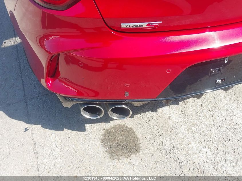 2021 Acura Tlx Type S VIN: 19UUB7F00MA800150 Lot: 12301945