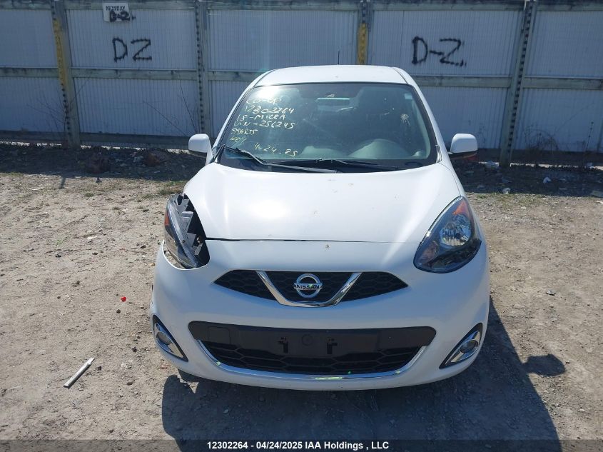 2018 Nissan Micra S/Sr/Sv VIN: 3N1CK3CP2JL256245 Lot: 12302264