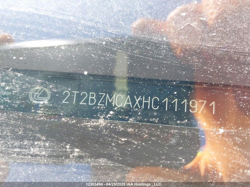 2017 Lexus Rx 350/Base/F Sport VIN: 2T2BZMCAXHC111971 Lot: 12303494