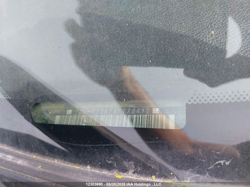 2008 GMC Sierra 2500Hd VIN: 1GTHK23678F186492 Lot: 12303690