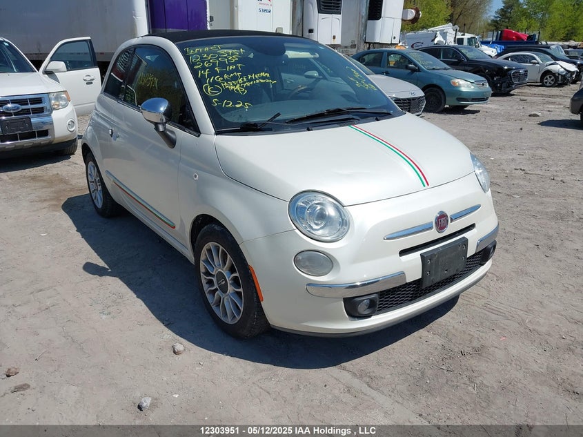 Vin: 3c3cfferxet269935, lot: 2674047, fiat 500c 20141
