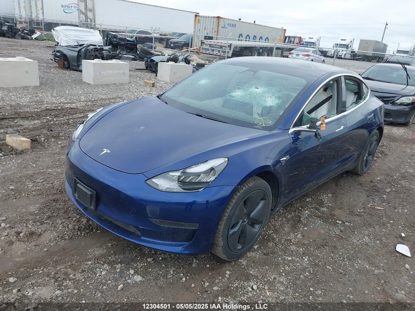 5YJ3E1EA2LF604063 2020 TESLA MODEL 3 photo no. 2