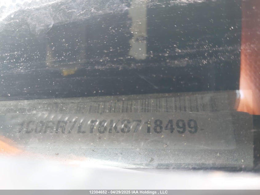 2019 Ram 1500 Classic Slt VIN: 1C6RR7LT8KS718499 Lot: 12304652