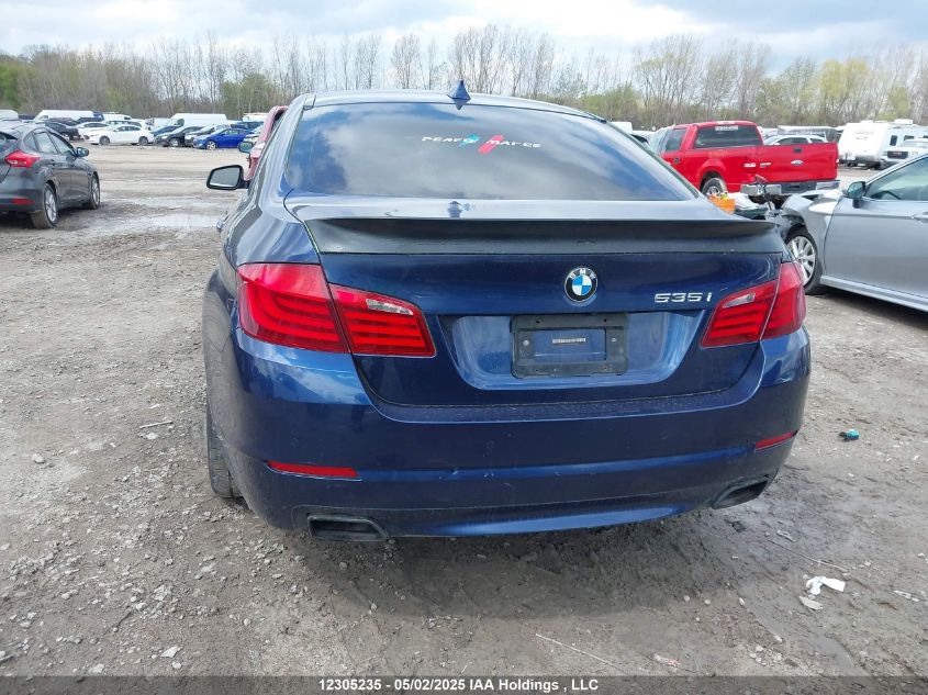 2011 BMW 535 Xi VIN: WBAFU7C53BC771422 Lot: 12305235