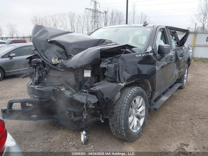 2021 Chevrolet Silverado 1500 Custom VIN: 3GCUYBEF1MG148484 Lot: 12305353