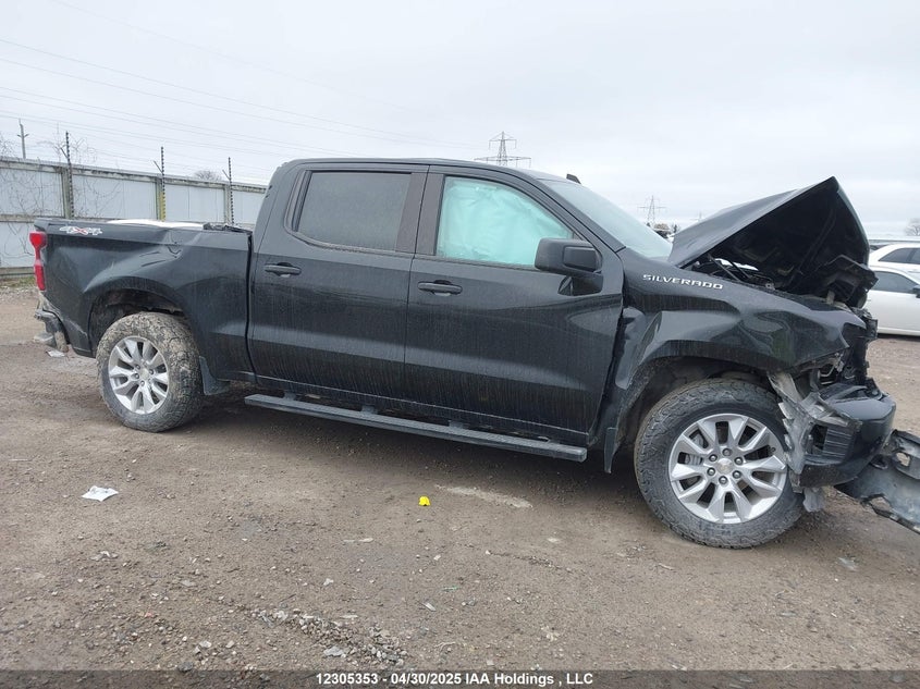 2021 Chevrolet Silverado 1500 Custom VIN: 3GCUYBEF1MG148484 Lot: 12305353