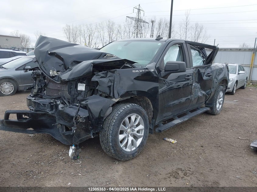 2021 Chevrolet Silverado 1500 Custom VIN: 3GCUYBEF1MG148484 Lot: 12305353