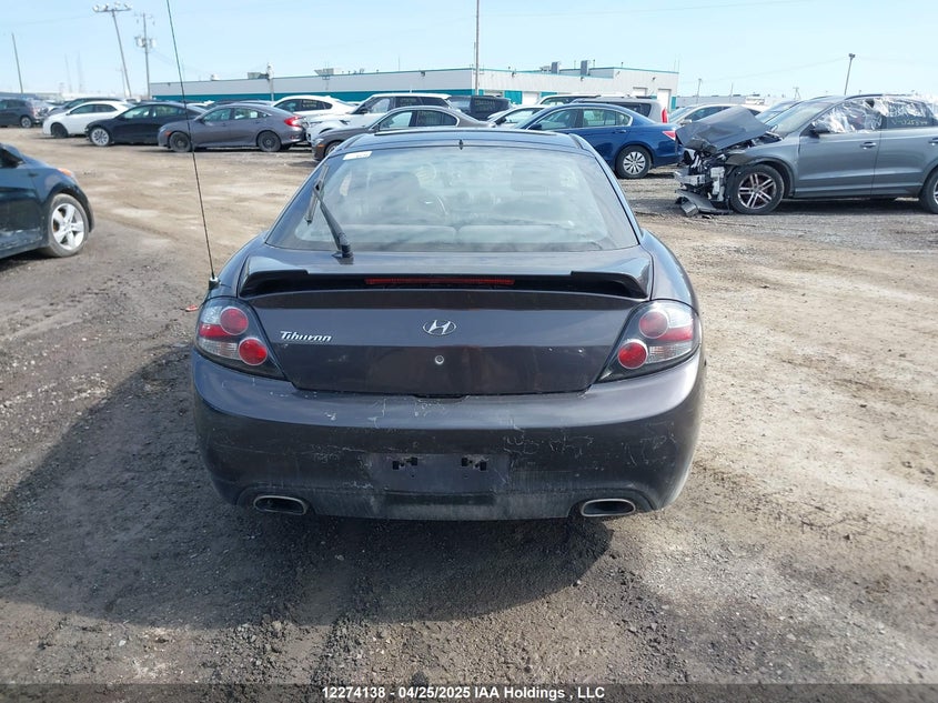 2008 Hyundai Tiburon Gs VIN: KMHHM65D98U287652 Lot: 12274138X