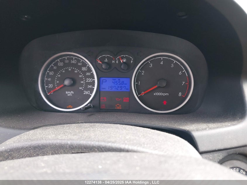 2008 Hyundai Tiburon Gs VIN: KMHHM65D98U287652 Lot: 12274138X