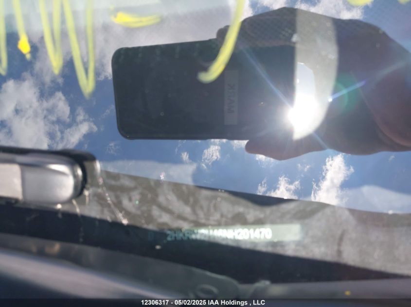 2022 Honda Cr-V Sport VIN: 2HKRW2H46NH201470 Lot: 12306317