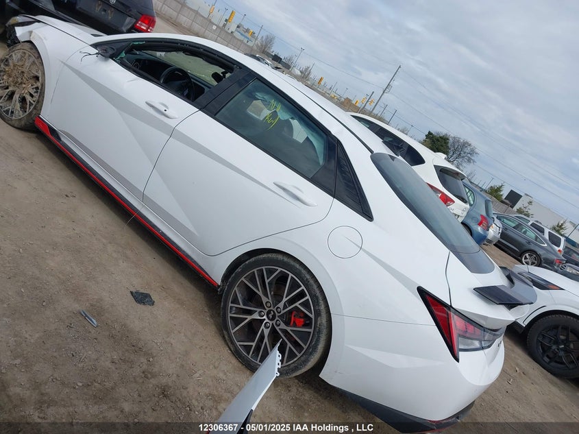 2022 Hyundai Elantra N Manual VIN: KMHLW4AK6NU003452 Lot: 12306367