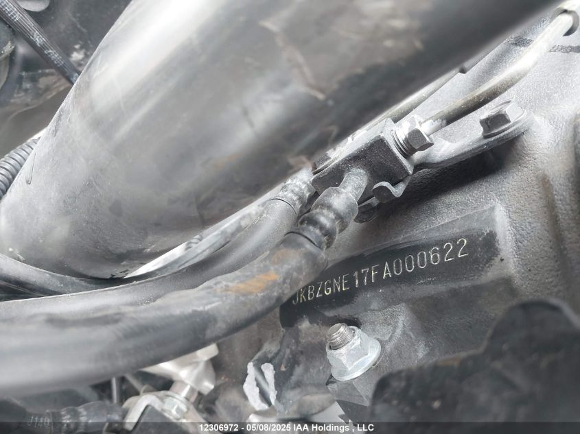 2015 Kawasaki Zg1400 E VIN: JKBZGNE17FA000622 Lot: 12306972