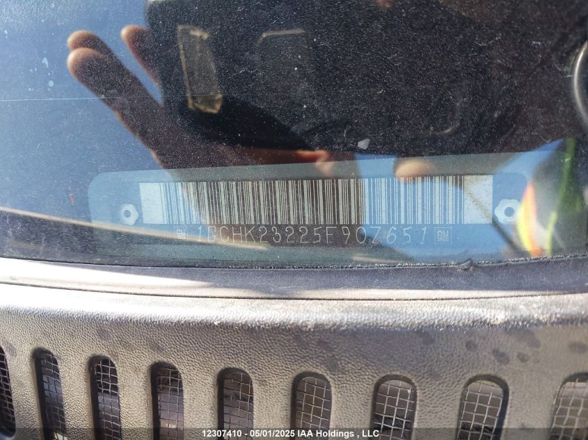 2005 Chevrolet Silverado 2500Hd VIN: 1GCHK23225F907651 Lot: 12307410