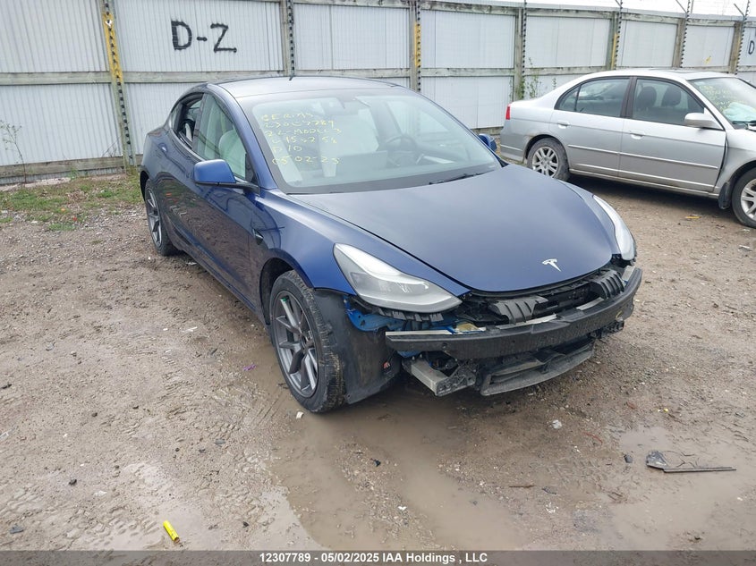 5YJ3E1EB7NF154258 2022 Tesla Model 3 auction photo 1