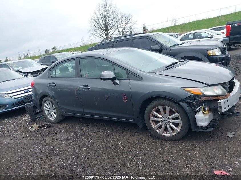 2012 Honda Civic Sdn VIN: 2HGFB2F51CH018737 Lot: 12308175