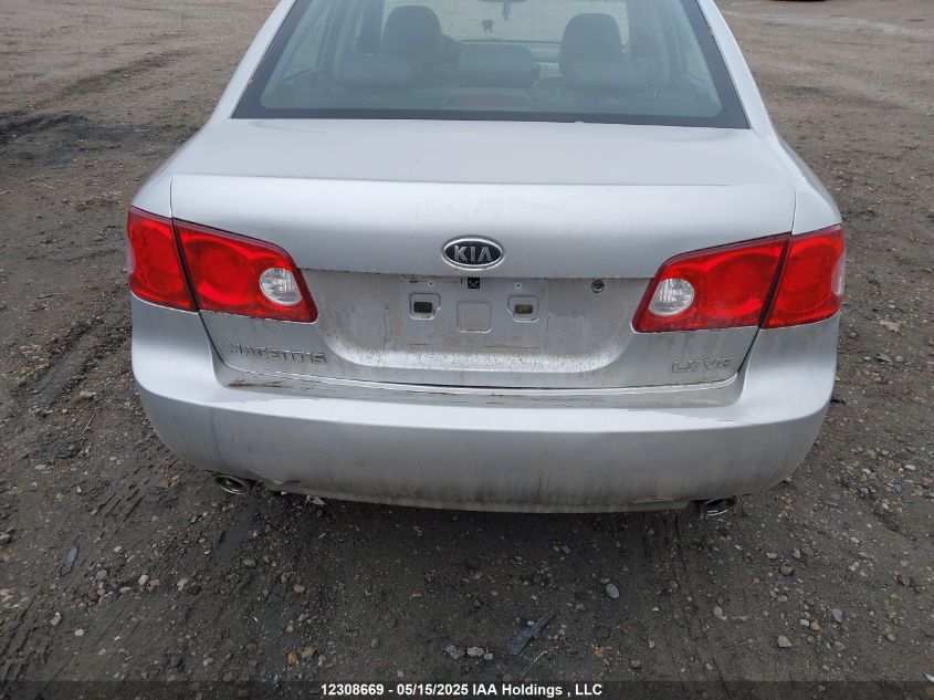 2008 Kia Optima Lx/Ex VIN: KNAGE124385217236 Lot: 12308669