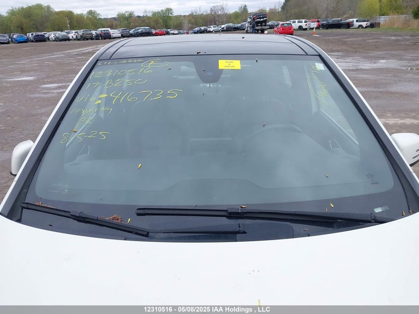 2017 Mercedes-Benz B 250 Sports Tourer VIN: WDDMH4GB4HJ416735 Lot: 12310516