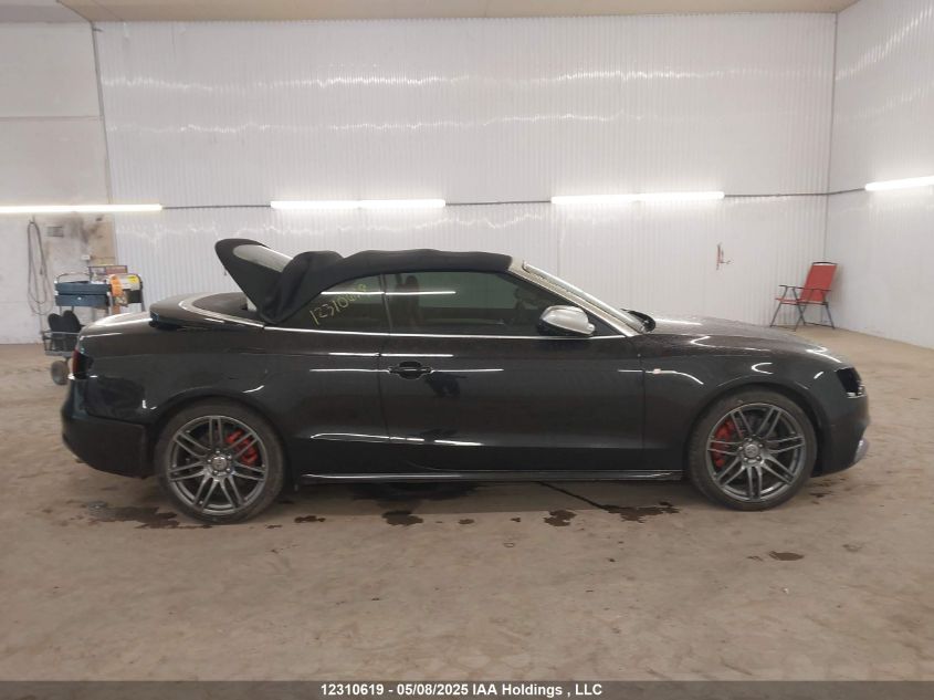 2013 Audi S5 Premium VIN: WAULGBFH5DN014483 Lot: 12310619