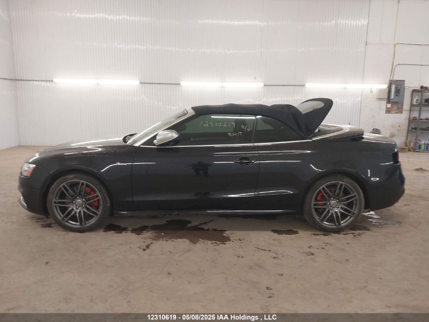 2013 Audi S5 Premium VIN: WAULGBFH5DN014483 Lot: 12310619