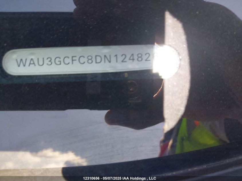 2013 Audi A7 VIN: WAU3GCFC8DN124826 Lot: 12310656