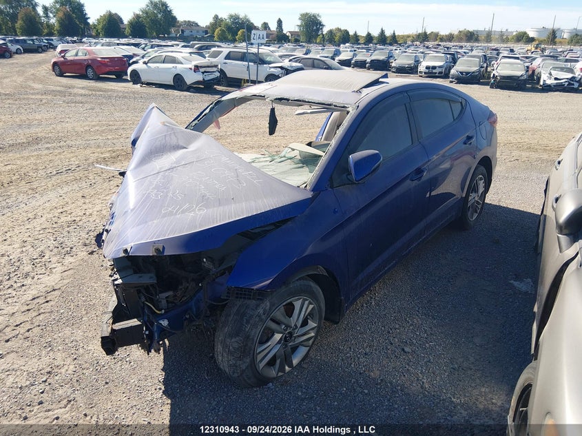 Vin: kmhd84lf6lu898744, lot: 2681873, hyundai elantra sel/value/limited 20202