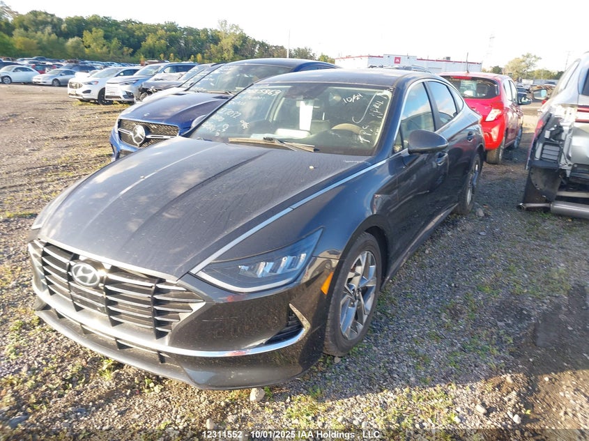 2020 Hyundai Sonata Preferred grey sedan null 5NPEG4JA4LH027032 photo #3