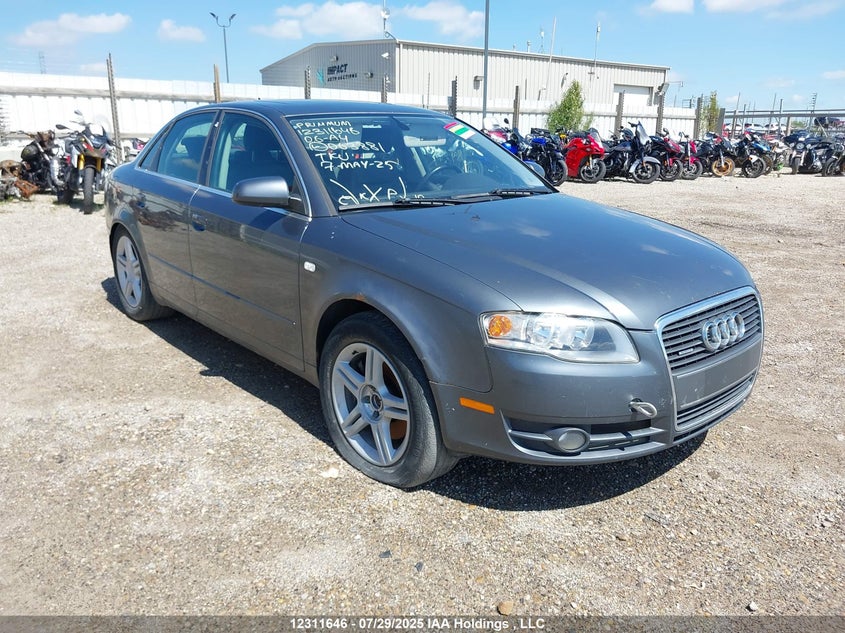 2006 Audi A4 2.0T Quattro VIN: WAUDF78E76A063881 Lot: 12311646