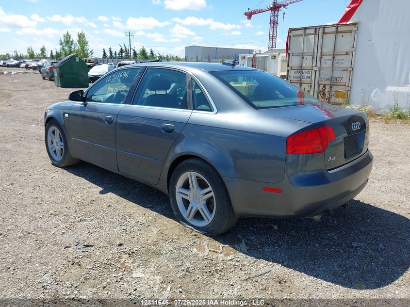 2006 Audi A4 2.0T Quattro VIN: WAUDF78E76A063881 Lot: 12311646