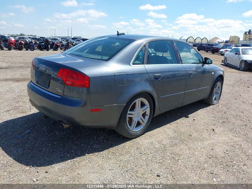 2006 Audi A4 2.0T Quattro VIN: WAUDF78E76A063881 Lot: 12311646
