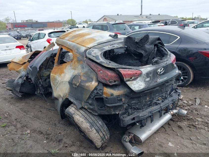 2021 Hyundai Veloster N Manual VIN: KMHT36AHXMU010542 Lot: 12311650