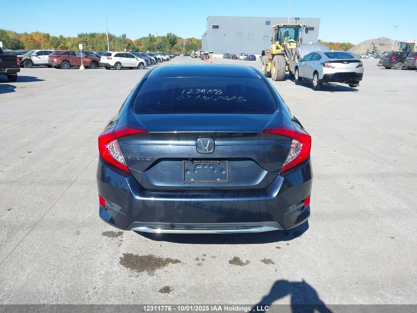 2020 Honda Civic Ex VIN: 2HGFC2F70LH033518 Lot: 12311776