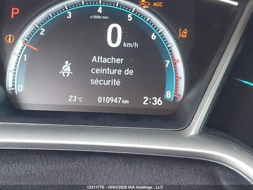 2020 Honda Civic Ex VIN: 2HGFC2F70LH033518 Lot: 12311776