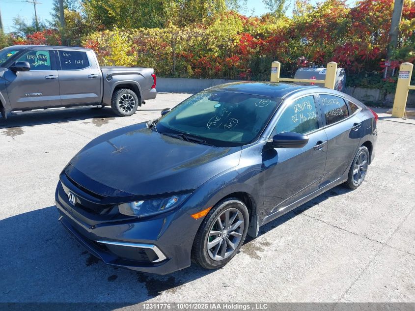 2020 Honda Civic Ex VIN: 2HGFC2F70LH033518 Lot: 12311776