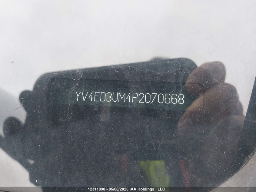 2023 Volvo Xc40 Recharge Ultimate VIN: YV4ED3UM4P2070668 Lot: 12311890