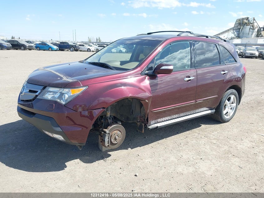 2HNYD28828H004713 2008 ACURA MDX photo no. 2