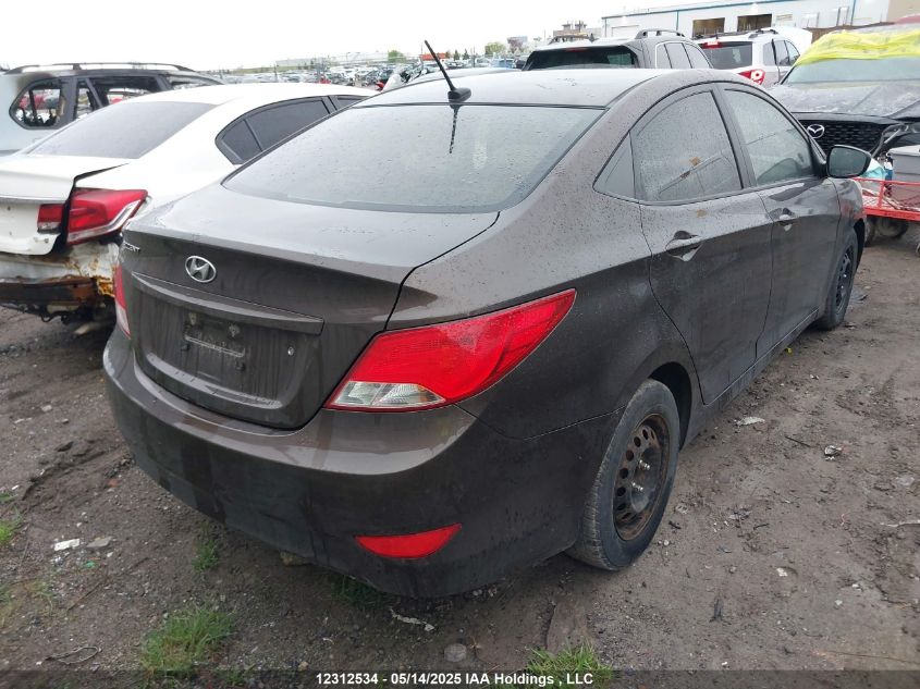 2015 Hyundai Accent Se VIN: KMHCT4AE0FU810585 Lot: 12312534