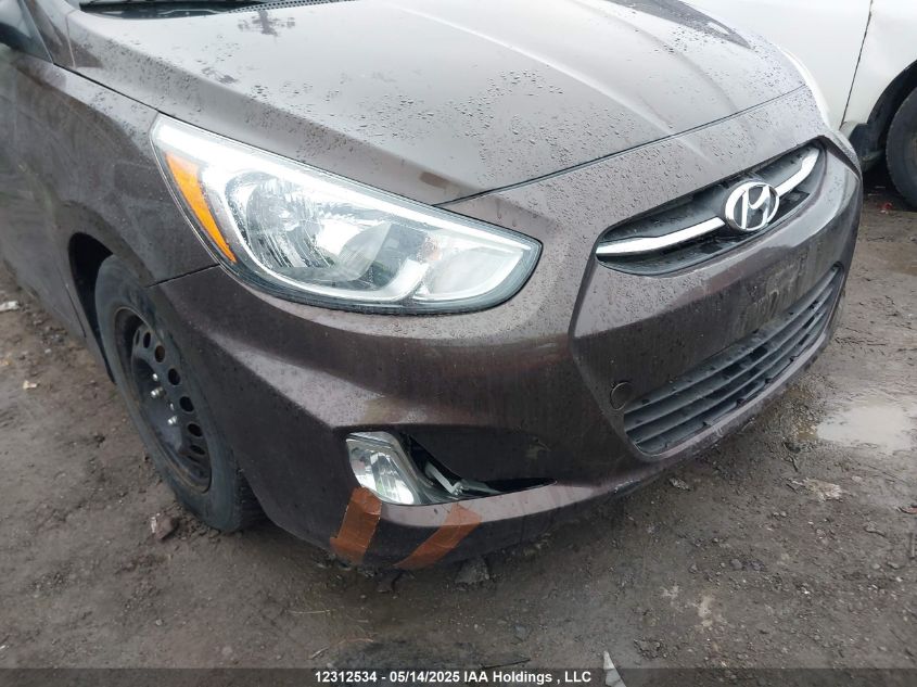 2015 Hyundai Accent Se VIN: KMHCT4AE0FU810585 Lot: 12312534