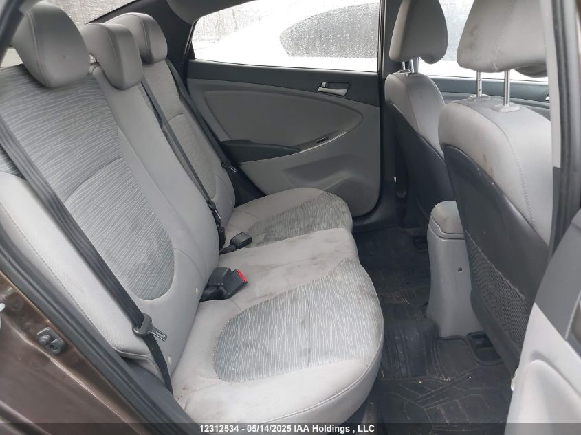 2015 Hyundai Accent Se VIN: KMHCT4AE0FU810585 Lot: 12312534