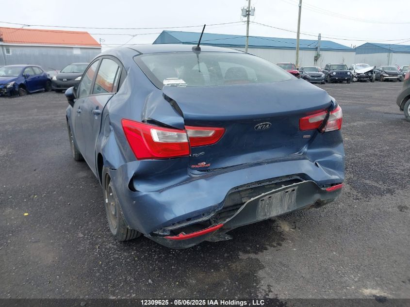 2016 Kia Rio Ex/Ex+ W/Sunroof/Lx/Lx+/Lx+ Eco/Sx VIN: KNADM4A30G6622611 Lot: 12309625X