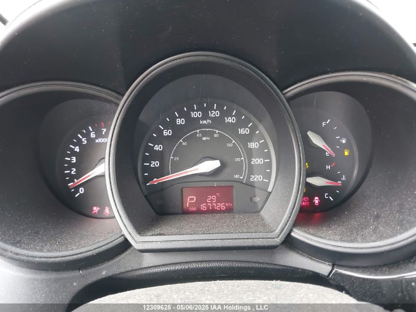 2016 Kia Rio Ex/Ex+ W/Sunroof/Lx/Lx+/Lx+ Eco/Sx VIN: KNADM4A30G6622611 Lot: 12309625X