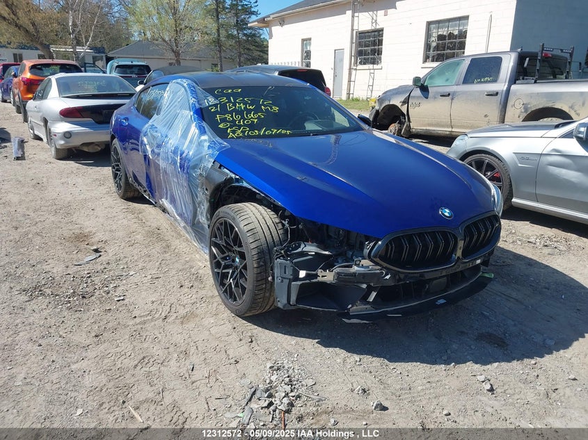 2021 BMW M8 VIN: WBSGV0C04MCF86665 Lot: 12312572