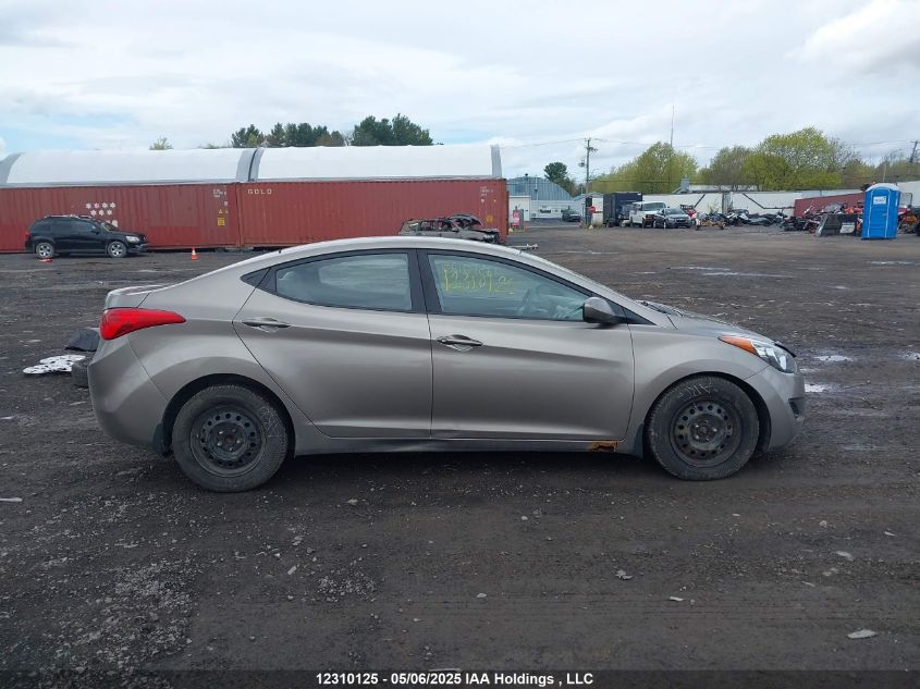 2013 Hyundai Elantra L VIN: 5NPDH4AE1DH198172 Lot: 12310125X