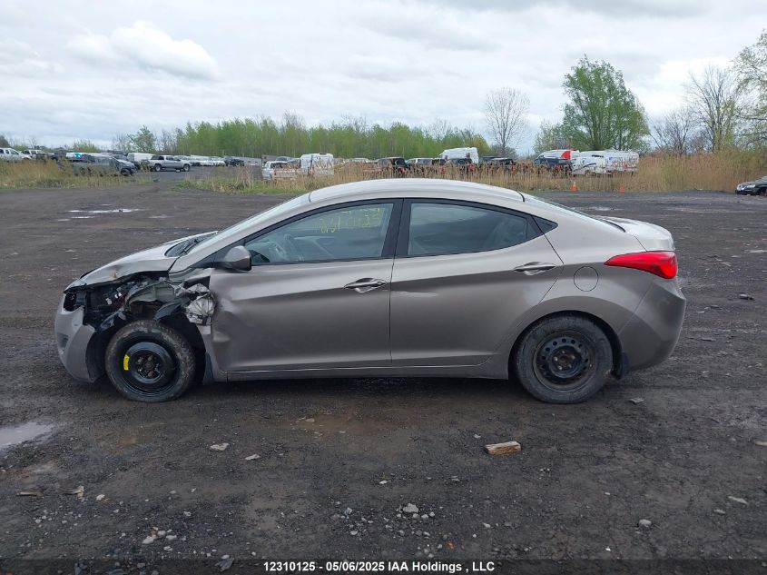 2013 Hyundai Elantra L VIN: 5NPDH4AE1DH198172 Lot: 12310125X