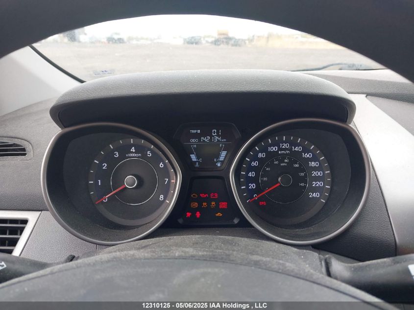 2013 Hyundai Elantra L VIN: 5NPDH4AE1DH198172 Lot: 12310125X